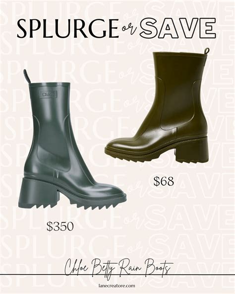 chloe rain boots dupe ego|13+ Get The Look for Less Shoes.